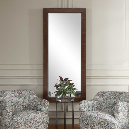 Durant - Tall Wood Mirror - Brown