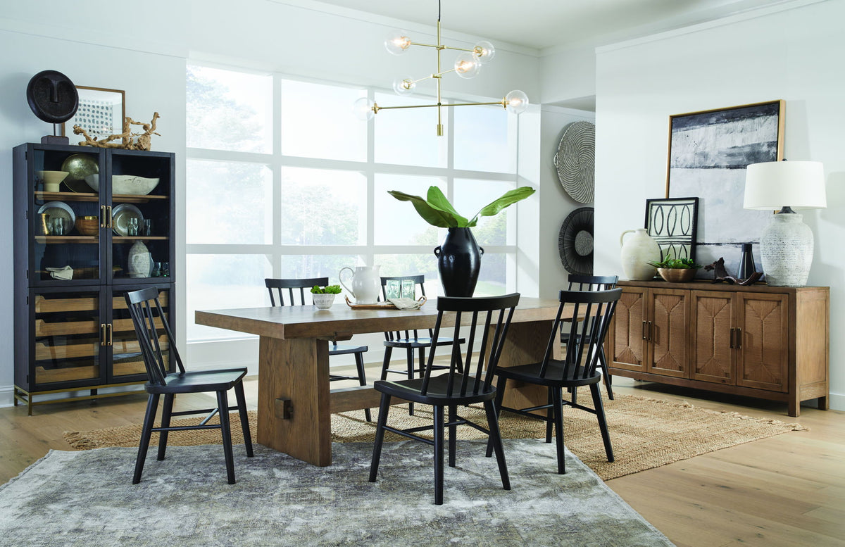 Lindon - Dark Dining Side Chair (Set of 2) - Coffee Bean