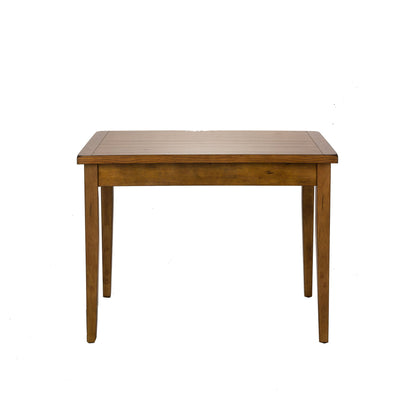 Treasures - Rectangular Leg Dining Table - Rustic Oak