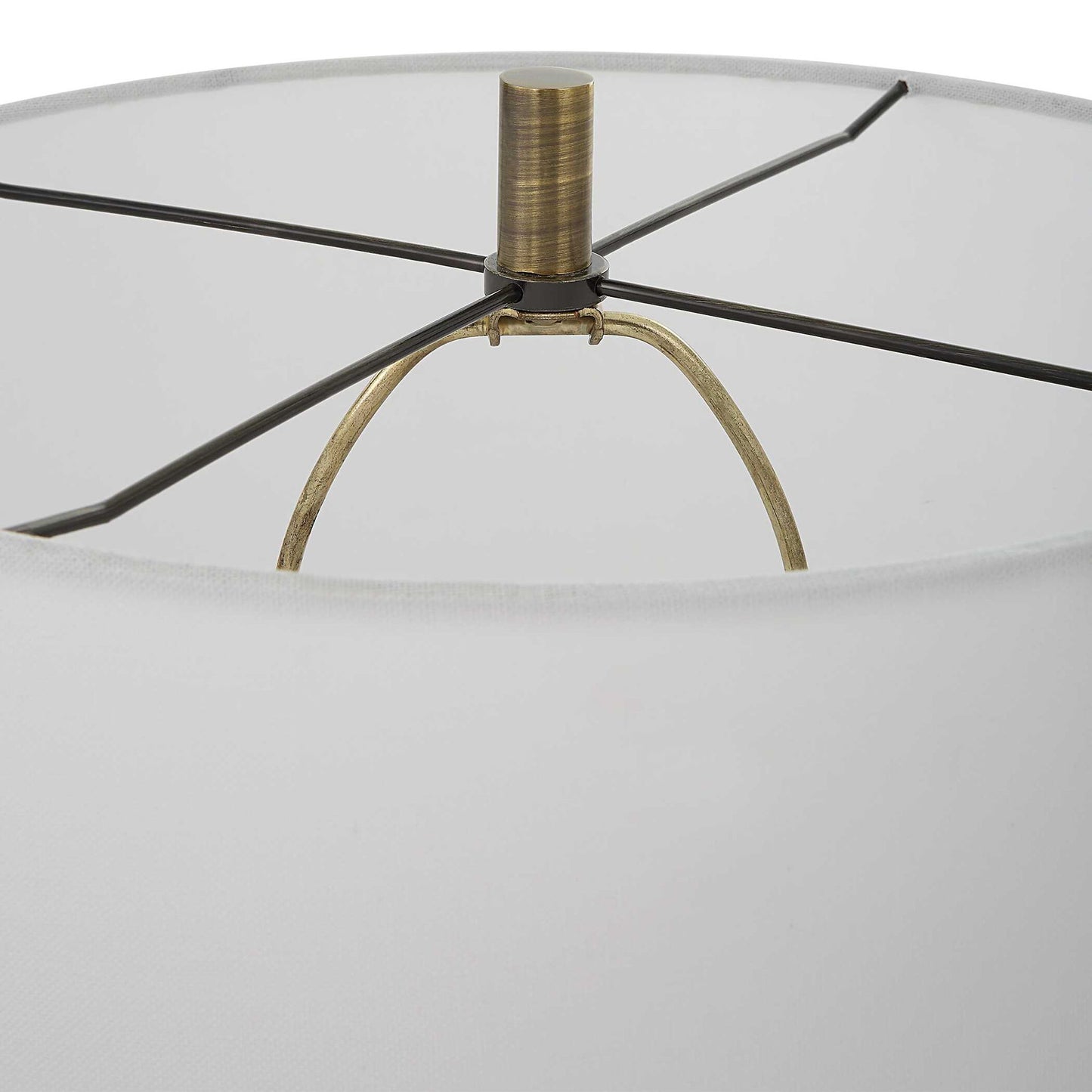 Annora - Glossy Table Lamp - White