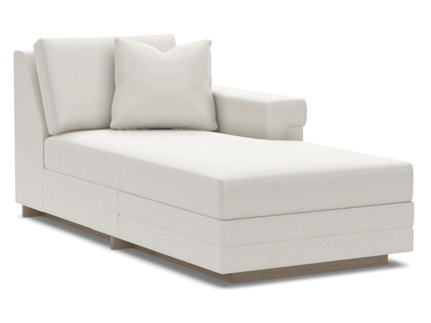 Artistica Upholstery - Lauren RAF Chaise - White