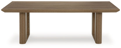 Serene Bay - Rectangular Cocktail Table - Dark Brown