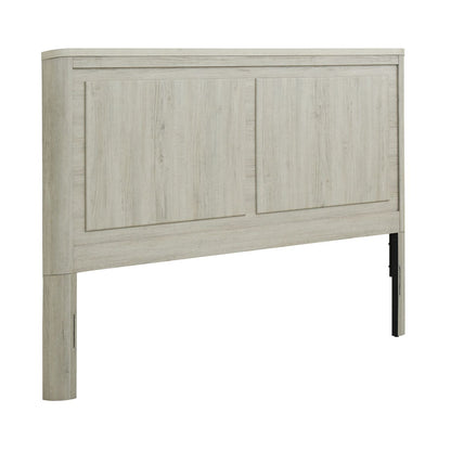 Modern Play - Queen Panel Headboard & Footboard - Natural White