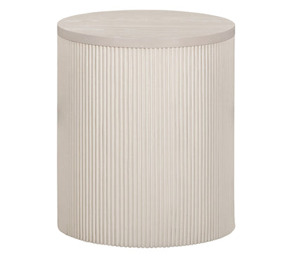 Lena - Dining Table Base - Washed White Oak