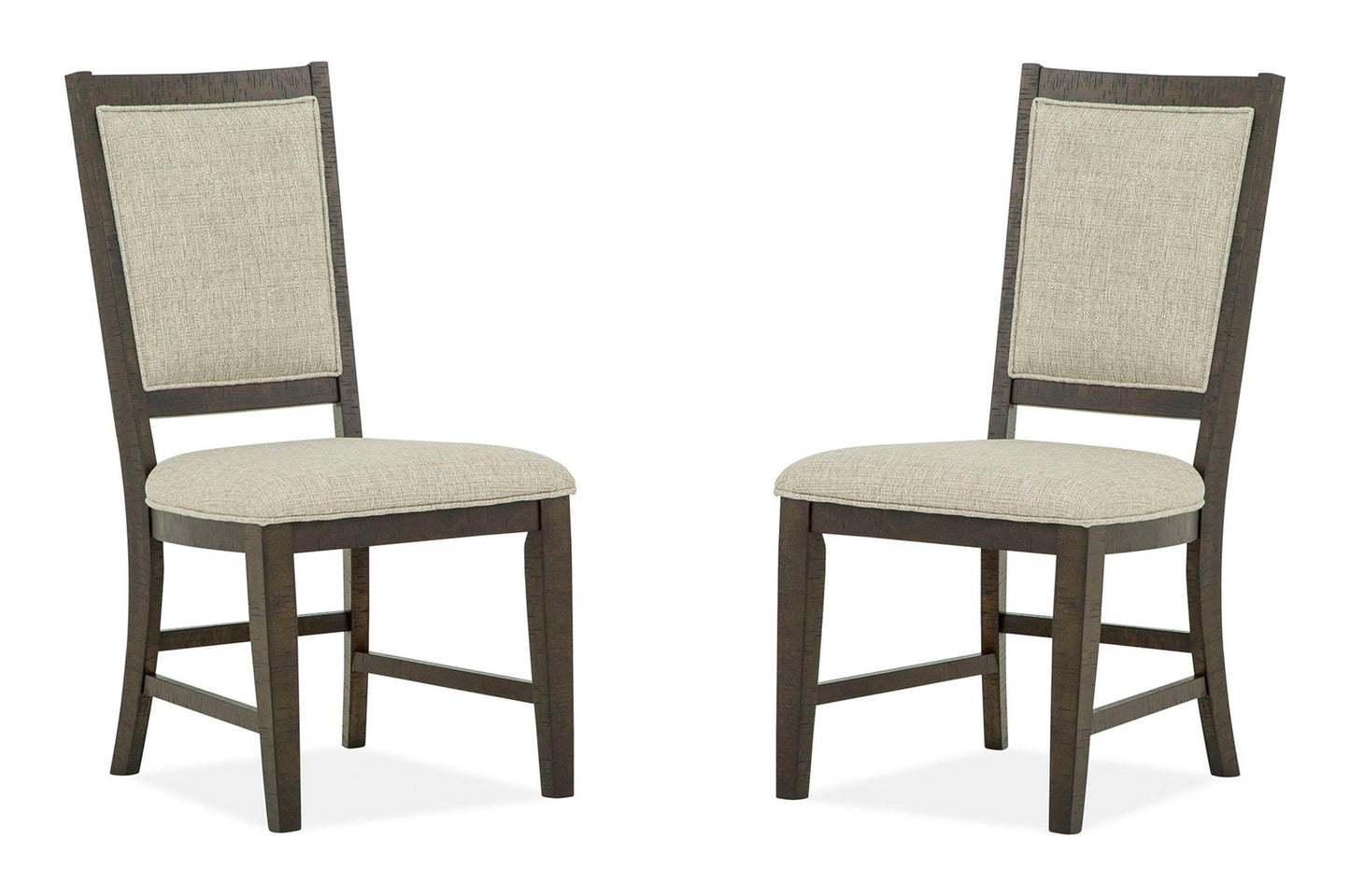 Westley Falls - Step Up Side Chair With Upholstered Seat & Back (Set of 2) - Dark Brown
