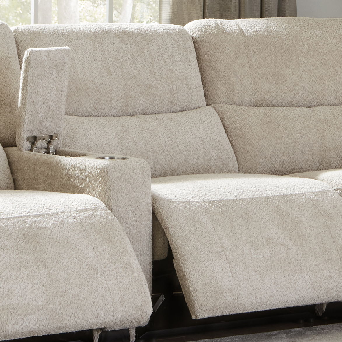 Modesto - Manual Armless Recliner - Buttercream