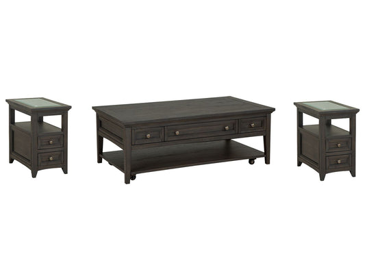 Westley Falls - Rectangular Cocktail Table Set