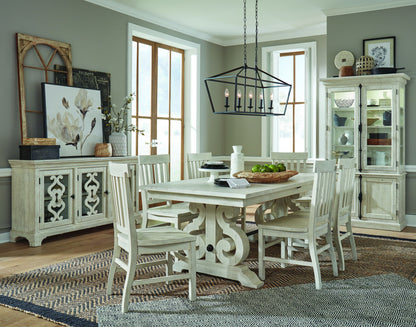 Bronwyn - Rectangular Dining Table - Alabaster