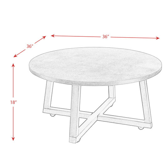 Industrial - 3 Piece Occasional Table Set - Brown