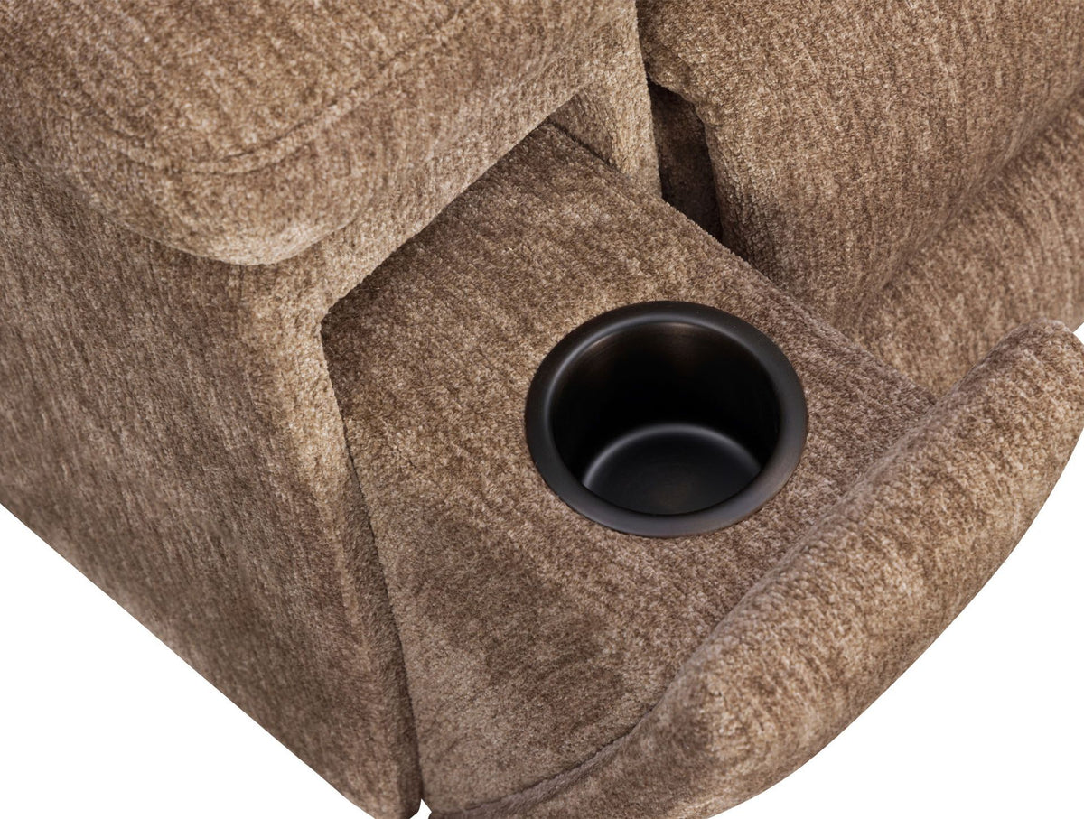 Bronco - Manual - Manual Left Arm Facing Recliner - Plush Tobacco
