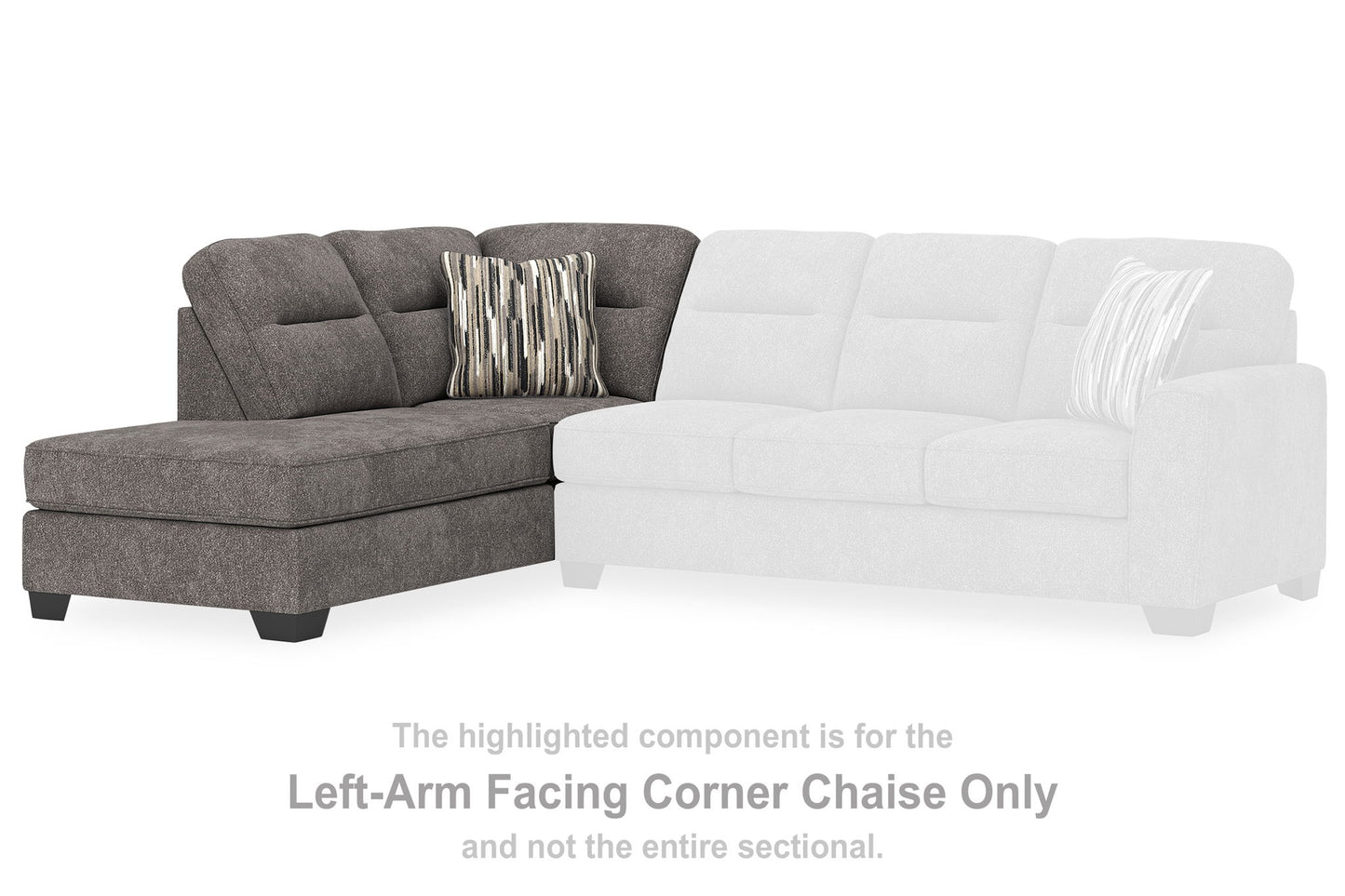 Olten - LAF Corner Chaise - Graphite