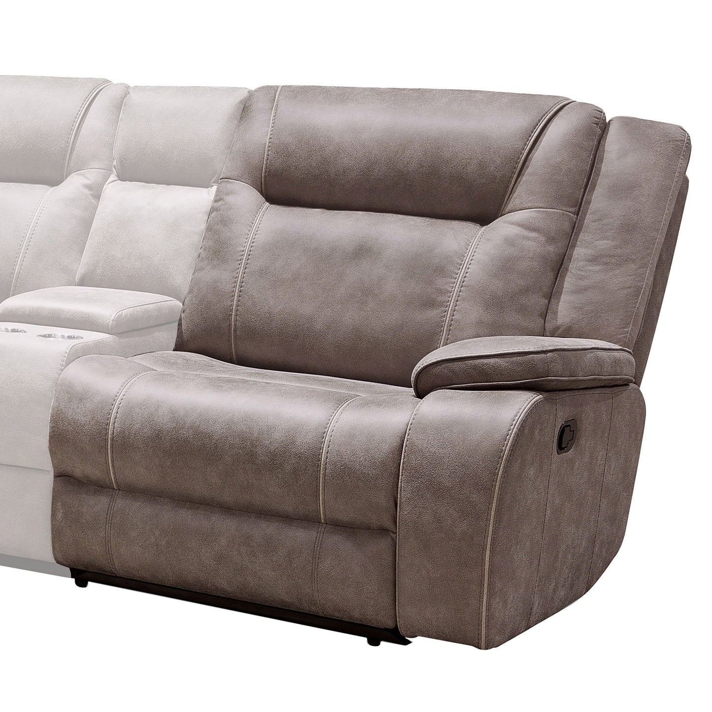 Blake - Manual Right Arm Facing Recliner - Desert Taupe