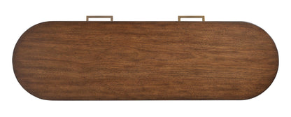 Holloway - Oval Sofa Table - Toasted Almond