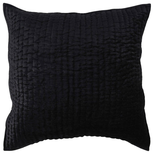 Bari - Velvet Sham - Onyx