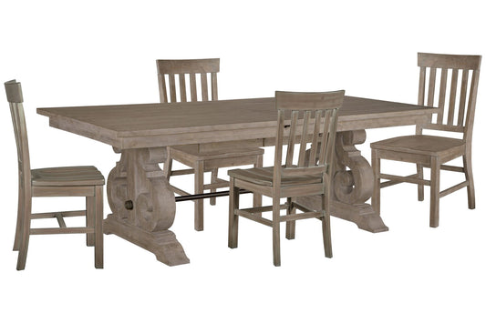 Tinley Park - Extendable Rectangular Dining Table Set