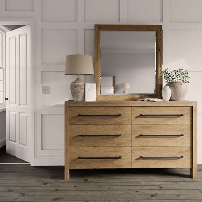 Davie - Mirror - Light Brown
