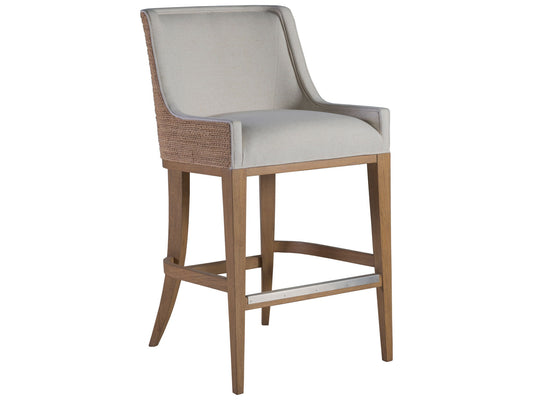 Simpatico - Simpatico Woven Back Bar Stool