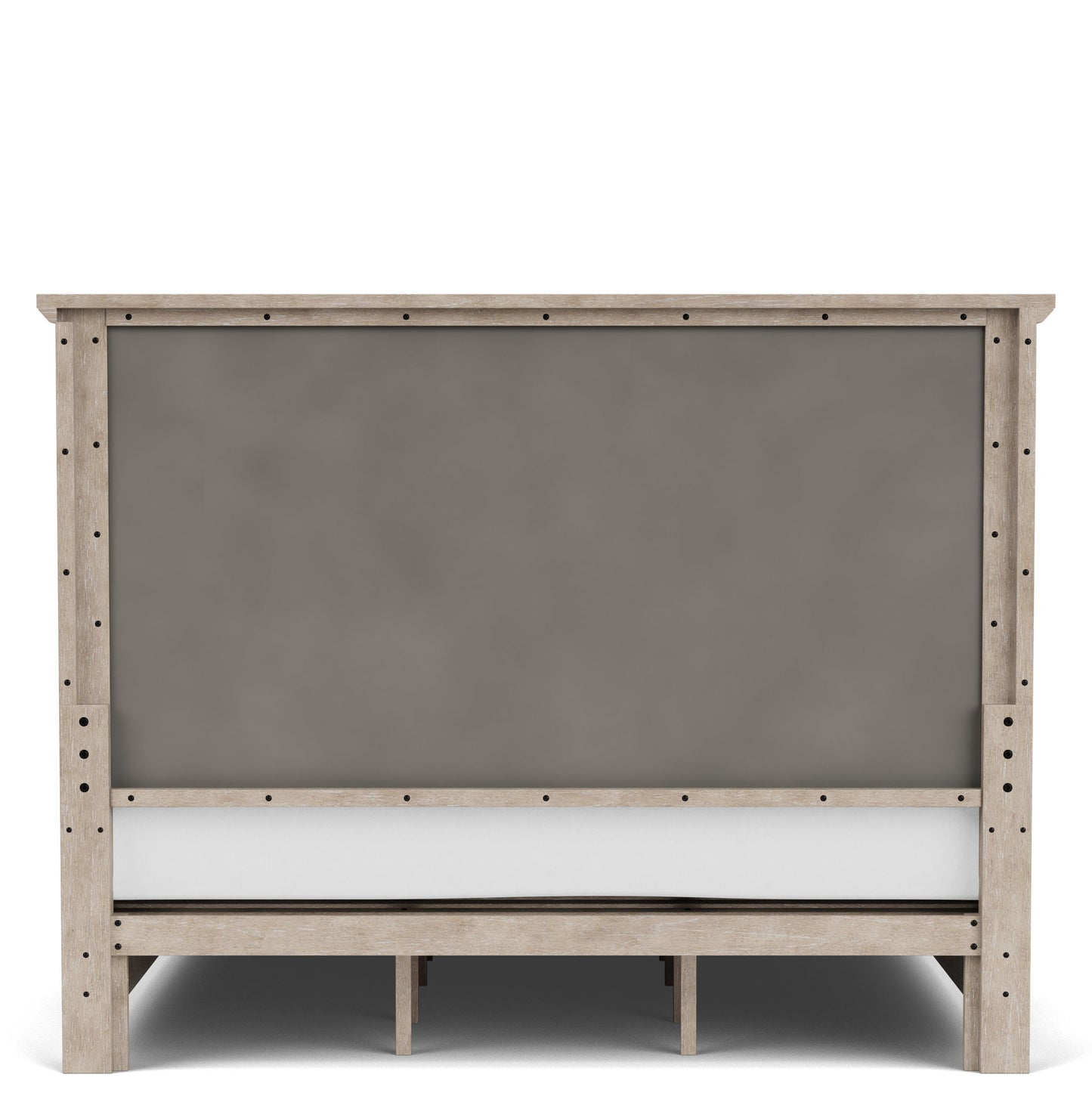 Bennett - Queen / King Storage Footboard Rails - Frosted Gray