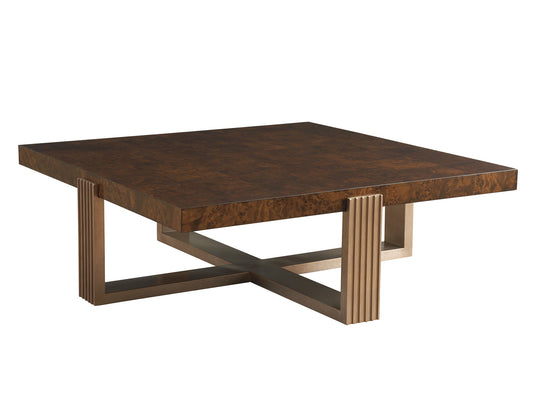 Rendezvous - Holloway Square Cocktail Table - Dark Brown
