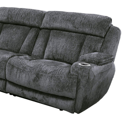 Dalton - Right Arm Facing Recliner - Lucky Charcoal