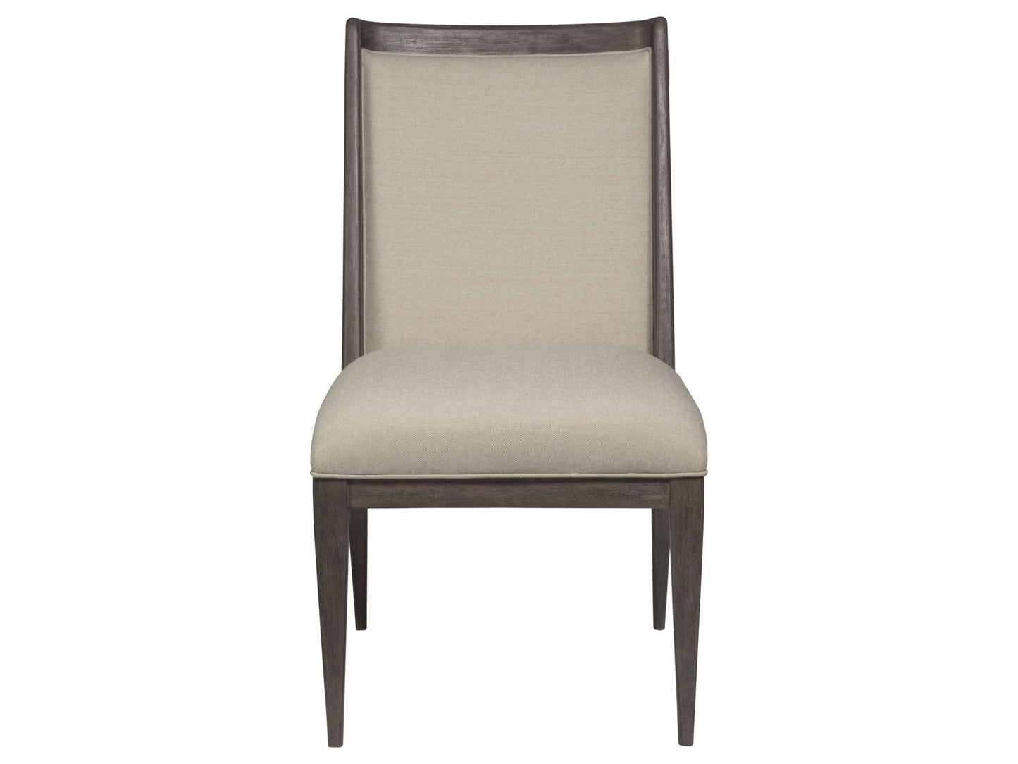 Cohesion Program - Wood Haiku Upholstered Side Chair - Dark Brown