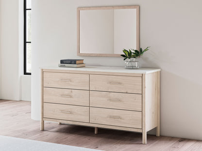 Cadmori - Bedroom Mirror - Tan