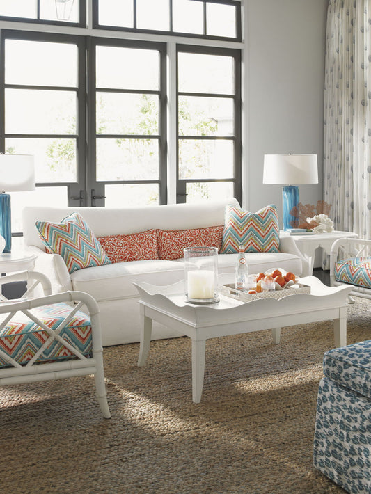 Ivory Key - Crystal Caves Sofa - White
