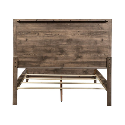 Ridgecrest - Queen Panel Headboard & Footboard - Cobblestone