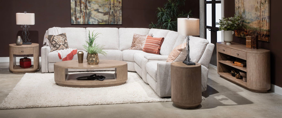 Sanford - Oval Cocktail Table Set