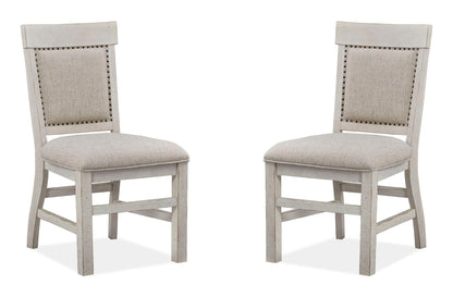 Bronwyn - Dining Side Chair With Upholstered Seat (Set of 2) - Alabaster
