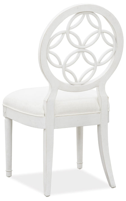 Melange - Brynlee Side Chair - White