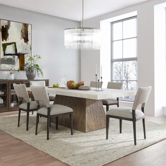 Grange - Dining Table - Natural / Antique White