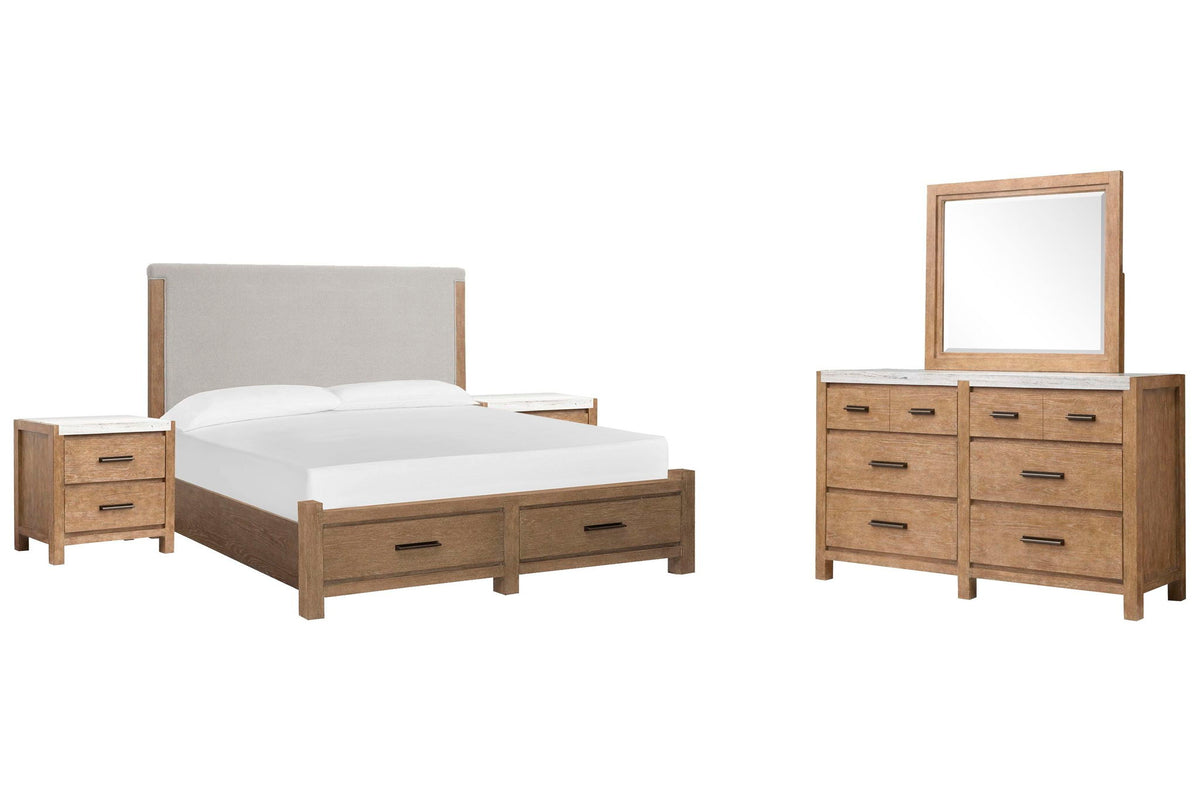 Plum Creek - Upholstered Panel Storage Bedroom Set