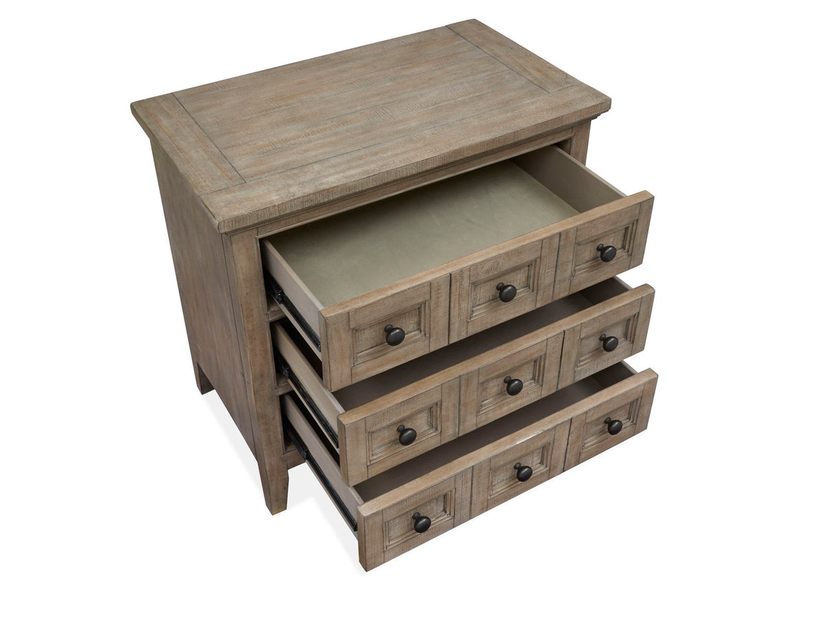 Paxton Place - Wood Drawer Nightstand - Dove Tail Gray