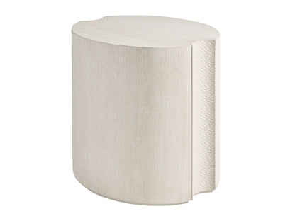 Copacabana - Cabo Oval End Table - White