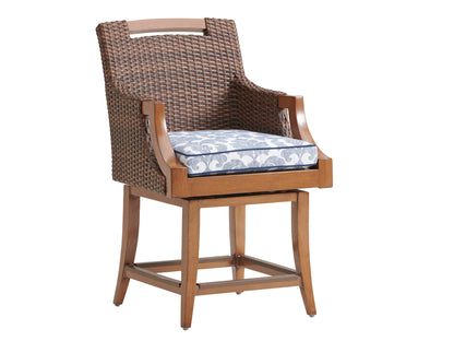 Harbor Isle - Counter Stool - Dark Brown
