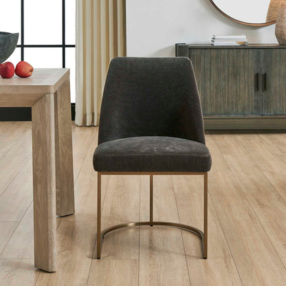 Hanni - Upholstered Dining Chair - Gray