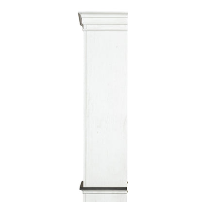 Allyson Park - Right Pier Top - Wirebrushed White / Charcoal