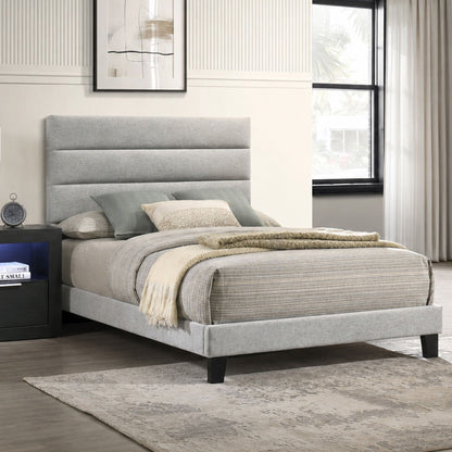 Asher - 4/6 Full Headboard, Footboard, And Slats - Smoke
