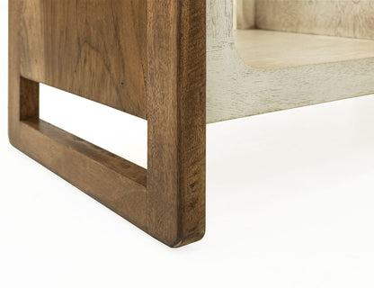 Evoke - Bookcase - Ivory / Brown