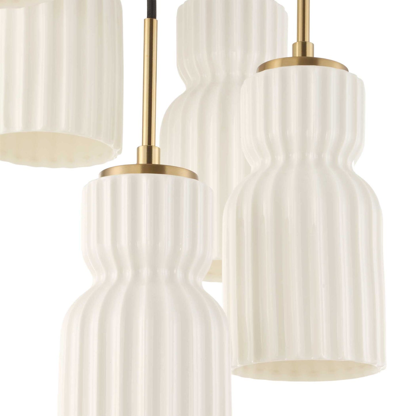 Vanier - 5 Light Cluster Pendant - Gold