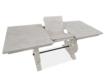 Bronwyn - Rectangular Counter Dining Table - Alabaster