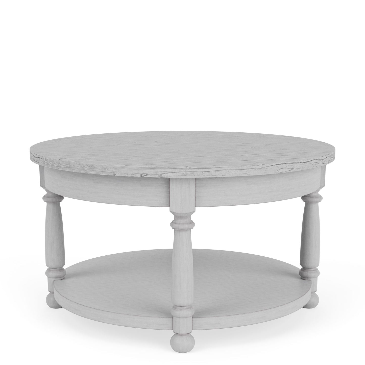 Winston - Round Cocktail Table - Aged Cotton