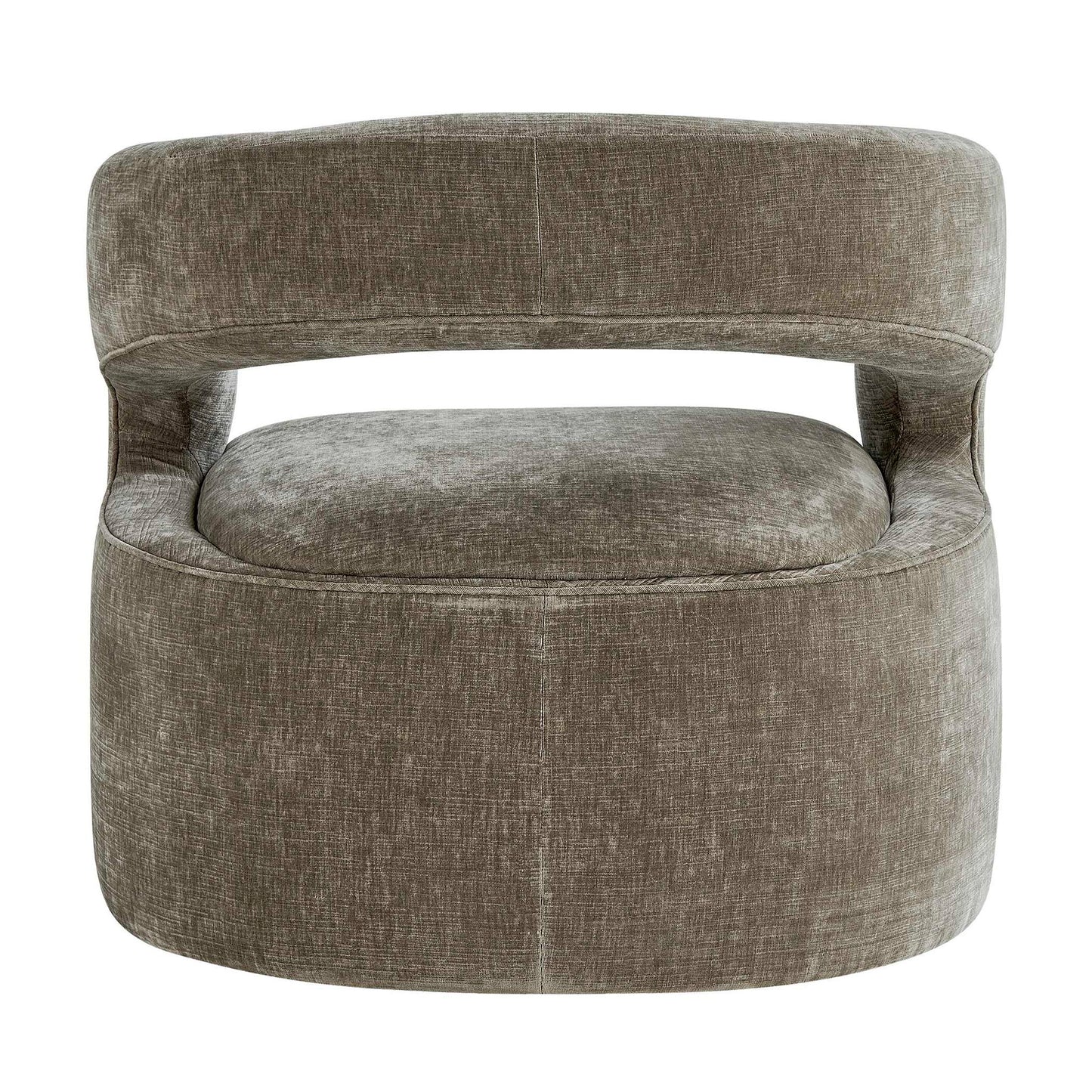 Breis - Swivel Barrel Chair - Gray