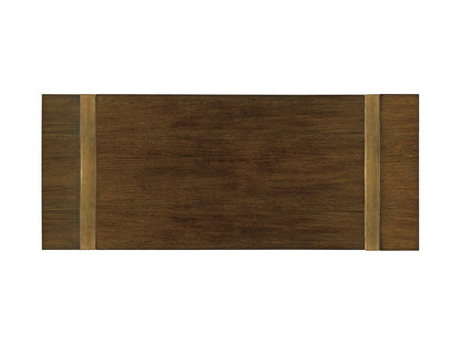 Cross Effect - Intersect Writing Desk - Dark Brown