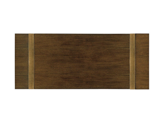 Cross Effect - Intersect Writing Desk - Dark Brown