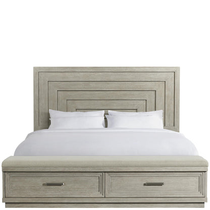 Cascade - King Upholstered Storage Bed - Dovetail