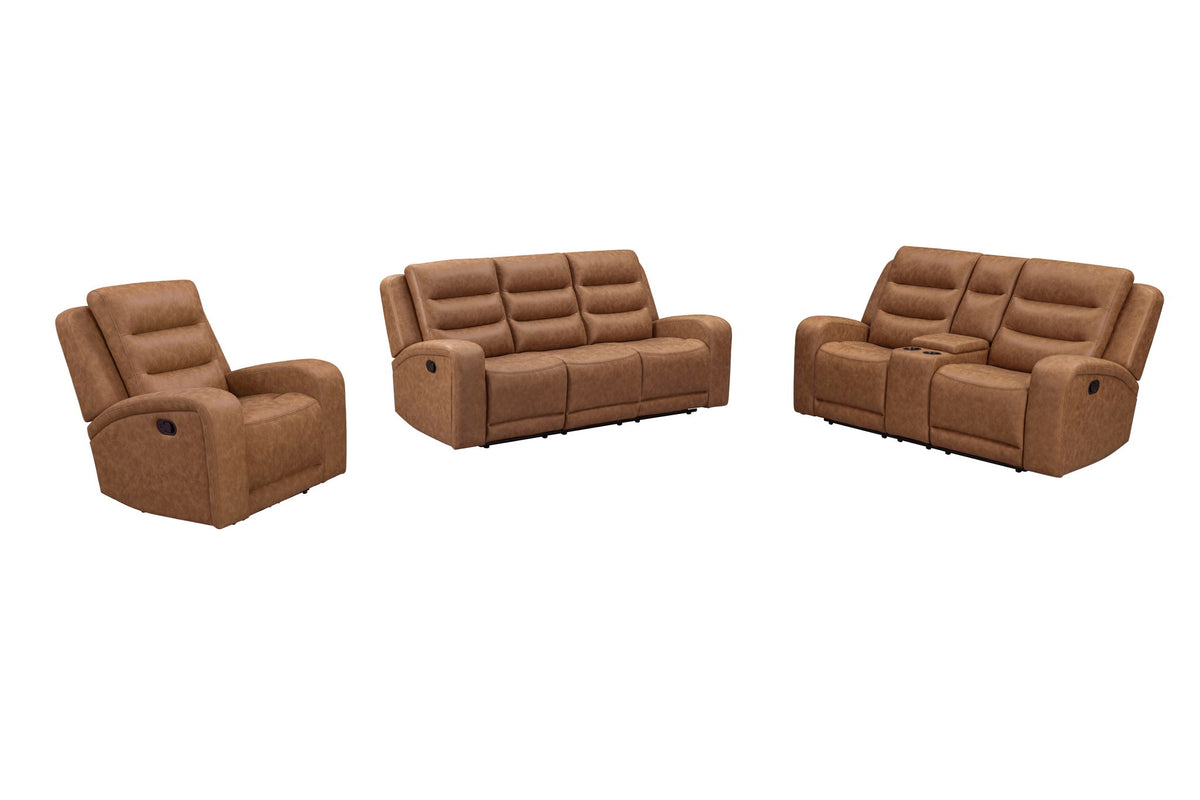 Napa - Manual Console Loveseat - Wrangler Clay