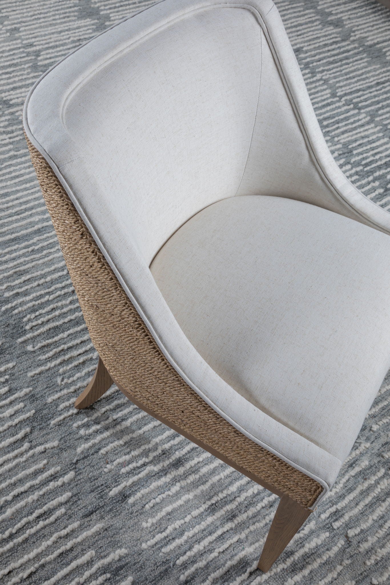 Simpatico - Simpatico Side Chair - Beige / Dark Brown