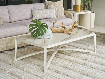 Sand Dune - Rectangular Cocktail Table - Gray